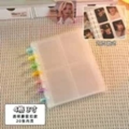 Ins album Koreansk våg pärm fotokortshållare kreativ idol kortsamlingsbok tågbiljett album kortpärm studentpapper - Perfet