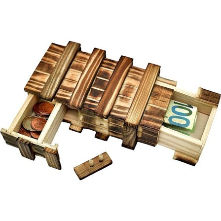 Puinen Taikalahja Laatikko - Lahja - Pähkinälaatikko - Suuri Pähkinälaatikko - 2