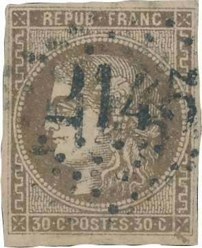 Frankrig 1870 - YT 47 - Stemplet