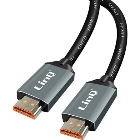 HDMI 2.1-kabel 8K 120Hz Ultra HD med Ethernet-längd 1,5 m HD-8K15 LinQ Svart