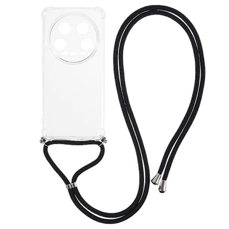 Skall for Xiaomi 14 Ultra TPU Anti-ripe HD Klar Beskyttende Bakside med Snor