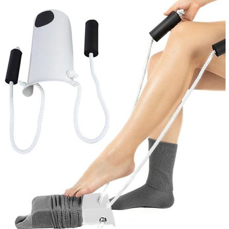 Sokkdrager - Sokkehjelp - Verktøy for å ta på sokker - Designet for eldre og gravide kvinner