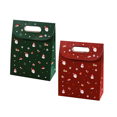 10 Stykker Julekaker Selvstående Pose Bakte Nougat