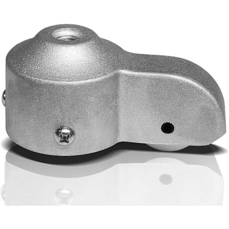 Ekte Flaggstangtopp med Nylon Trinse - Sølv Støpt Aluminium Kropp - Stasjonær Kraftig Flaggstangline Topp - Passer Amerikanske Flaggstenger WddnAot