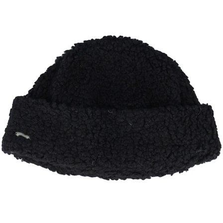 Seeberger - Noir cuff Bonnet - Teddy Toque Black Cuff @ Hatstore