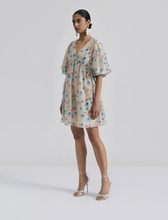 Malina Adina Open Back Mini Dress - Pink - XL