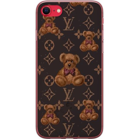 Kompatibelt Mobilskal till Apple Apple iPhone 8 Björnar med mönster lyx logga mode stil