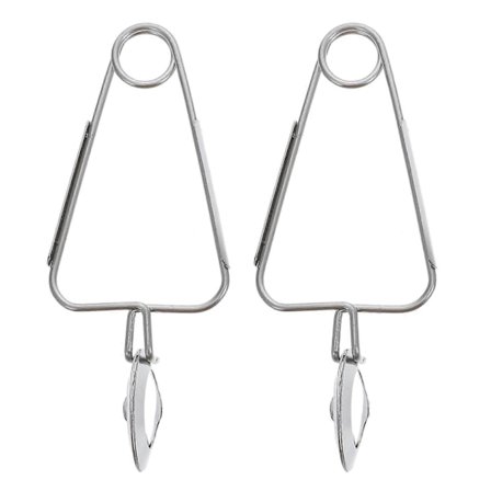 2 stk. Snegletang i rustfritt stål Escargot Tang Matserveringsklype Bestikk
