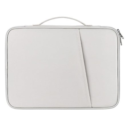 Laptopväska för affärer, bärbar datorväska för 10,8-12,9 tum, 13 tum Vit