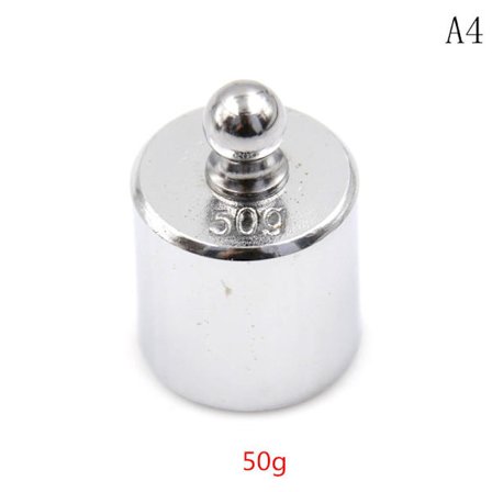 1g 5g 10g 50g 100g 200g 500g Sølv kalibreringsvekt for vekt 50g