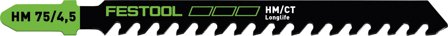 Festool HM 75/4,5 Sticksågsblad, Maskintillbehör & förbrukning