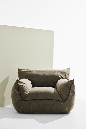 Jotex - Sessel Aus Leinen Entenfedern/Leinen/Sperrholz Gia - Kaufen Pastill - Möbel bei Jotex