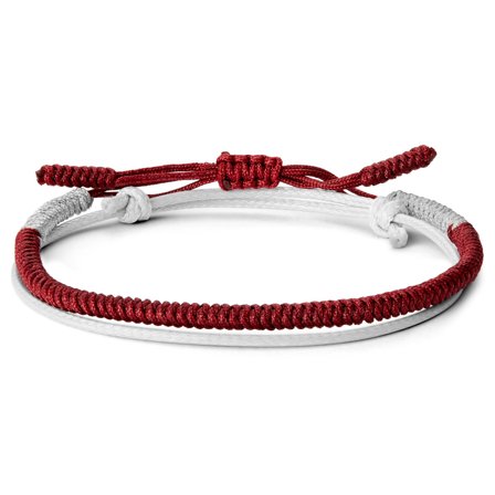 Bracciale rosso Will Duo per uomini - Bracciali intrecciati