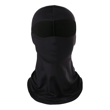 Cykel ansigtsmaske UV-beskyttelse støvtæt vindtæt cykel hovedtørklæde til udendørs sport cykling ski sort gennemsnitlig størrelse