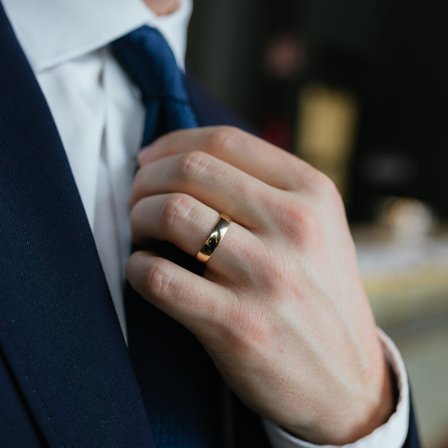 Förlovningsring Lind, 18K Rödguld - Förlovning- och vigselringar