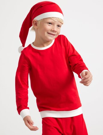 Lindex Pajama Christmas Santa Gingerb - Red - 92