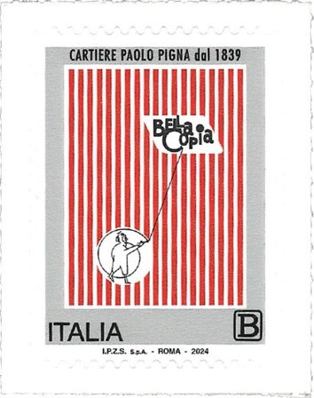 Italien - Paolo Pignas papirfabrikker - Postfrisk frimærke