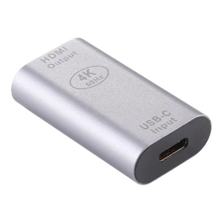 Type-C / USB-C Hona till HDMI Hona Aluminiumlegeringsadapter