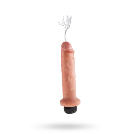 King Cock Squirting 17.8cm - Flesh - Vuxen.dk: For hende
