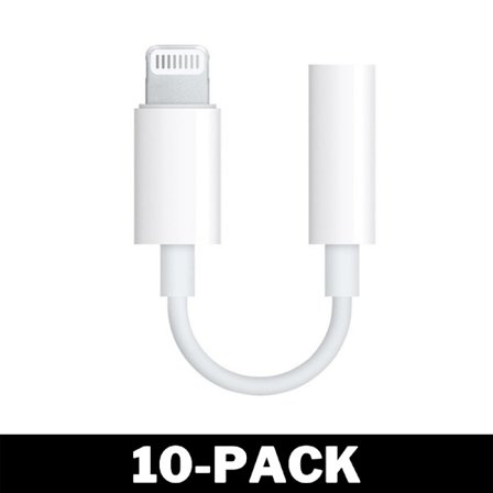 Lightning till AUX Adapter Företagspaket Mängdrabatt