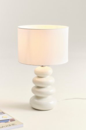 Jotex - HONFLEUR bordlampe Hvit - Kjøp Bordlamper hos Jotex