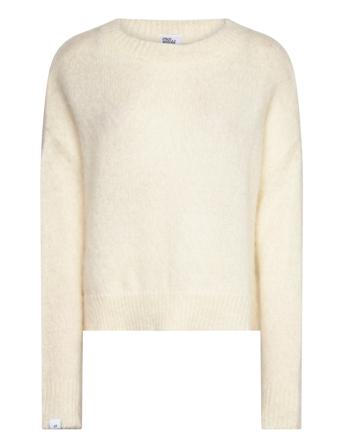 Florie Brushed Sweater Cream Once Untold