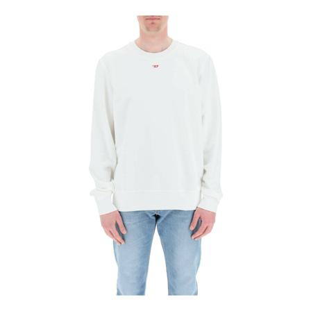 Diesel, logo sweatshirt Wit, Heren, Maat:M
