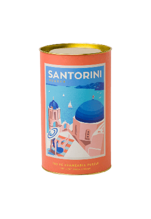 Ohlsson & Lohaven Pussel World Travel Santorini Unisex Orange ONESIZE