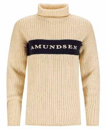 Amundsen Heroes Ski Turtle Neck Womens Natural/Navy