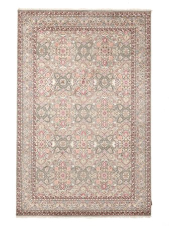 198X301 Tapis D'orient Sarough American Marron/Orange (Laine, Inde)