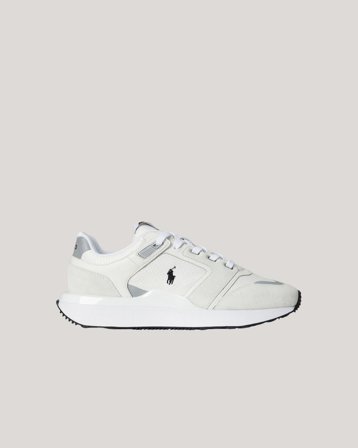 Polo Ralph Lauren LEATHER/NYLON Sneaker Beige Skor Kille - Kids Brand Store