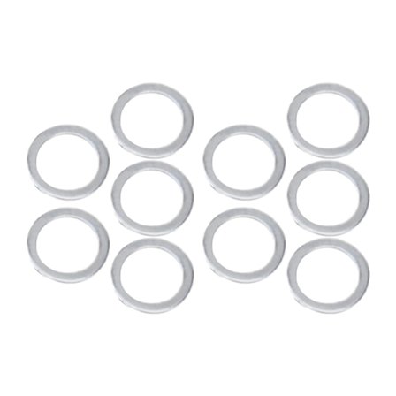 10 stk. Pedalskiver, sykkelpedalpakninger i stål