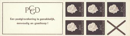 Holland 1967 - Frimærkehæfte NVPH PB 6b - Postfrisk