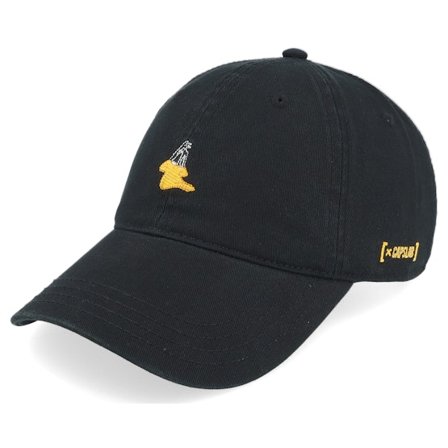 Capslab - Schwarz unconstructed Cap - Looney Tunes Daffy Duck Black Dat Cap / Unstructured @ Hatstore
