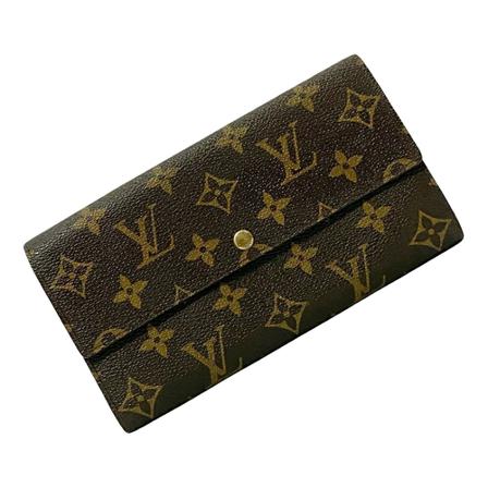 Louis Vuitton Vintage, pre-owned Wallet Portefeuille Sarah Bruin, Dames, Maat:ONE Size