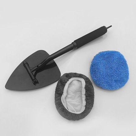 Triangelfönster vindrutevisare avfuktare bil vindruta rengöringsborste 2-delat plasthandtag