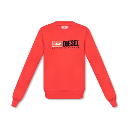 Diesel - Hoodies - Röd - Dam - Storlek: Xs, Dam, Storlek: XS