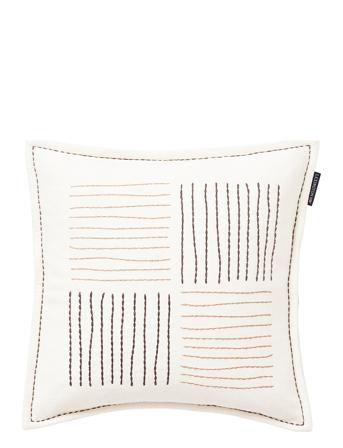 Lexington Home Graphic Recycled Heavy Cotton Twill Pillow Cover Vit