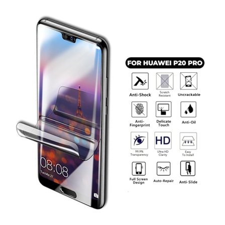 Huawei P20 Pro Skärmskydd Skyddsplast Heltäckande