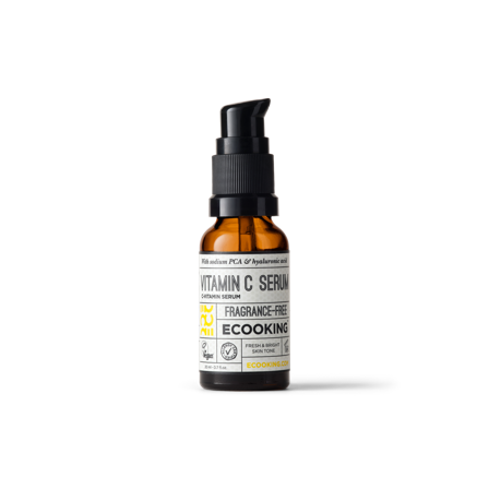 Ecooking C-vitamin Serum 20 ml - Fugtboost, Reducerer Linjer, Pigmentforandringer, Styrker Huden