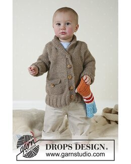 Beskrivning barnkofta - Drops Design