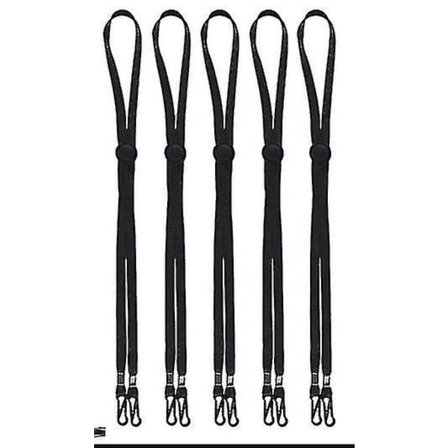 10 st Hatthakremor Avtagbar Justerbar Hatthakrem Rem Black (FMY)