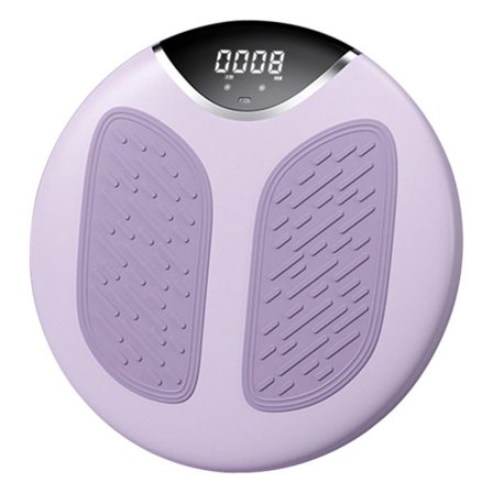 Yoga Twisting Board med Sklisikker Pedal Intelligent Telling Bredere Stille Fitness Twisting Disc for Ben Lilla