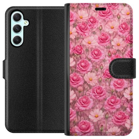 Yhteensopiva Lompakkokotelo Samsung Galaxy A34 Petal Reverie Blush Rose