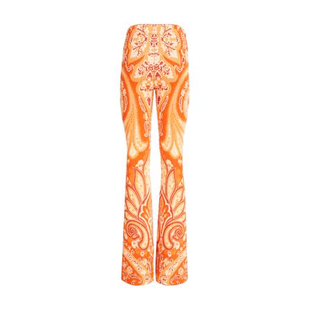 Etro Wide Broek , Oranje , Dames , Maat: 3XS