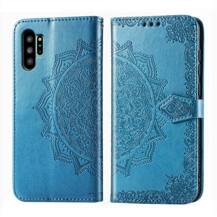 Mandala Samsung Galaxy Note 10 Pro Flip fodral - Blå