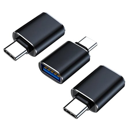 USB C uros USB naaras -liitäntään, USB C uros USB 3.0 naaras -adapteriin, USB C - USB A -adapteri yhteensopiva, (tyyppi C)