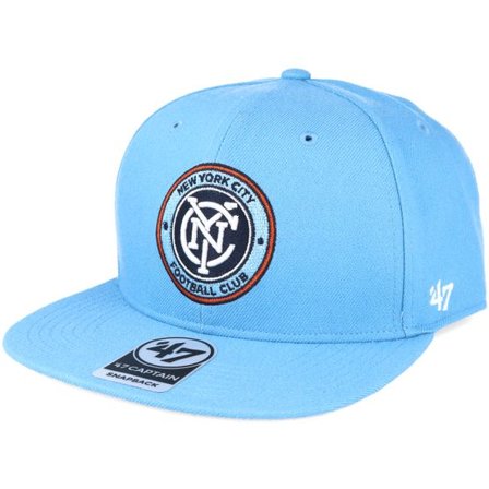 47 Brand - Football Blå snapback Keps - New York City Fc Columbia Blue Snapback @ Hatstore