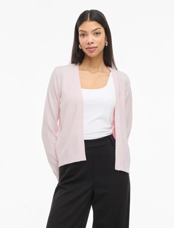 Vila Viril Short L/S Knit Cardigan-Noos - Pink - XL