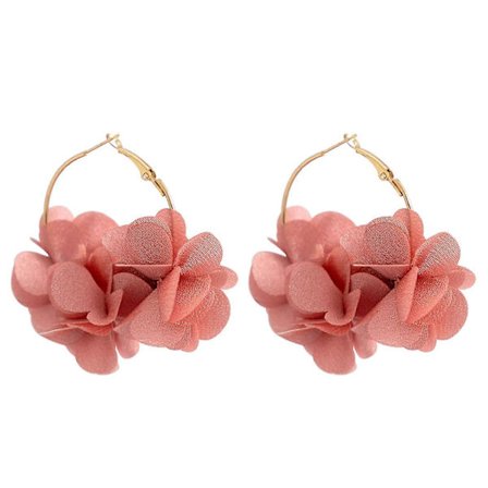 Hängande örhängen med blommor för flickor